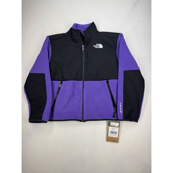 The North Face Kids’ Denali Jacket Peak Purple Medium NWT $130 MSRP - Picture 1 of 5